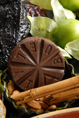 Photo: Ingredientes del mole mexicano Ingredientes del mole mexicano