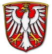 Illustration: Stadtwappen Frankfurt/Main im Aqua-Stil Stadtwappen Frankfurt/Main im Aqua-Stil