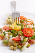traditional new year's Jumping Joe salad - rice, peppers, peas