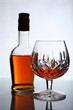 cognac with bottle
