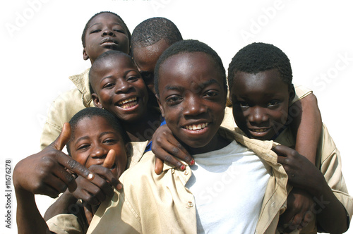 Photo: Jeunes écoliers africains Jeunes écoliers africains