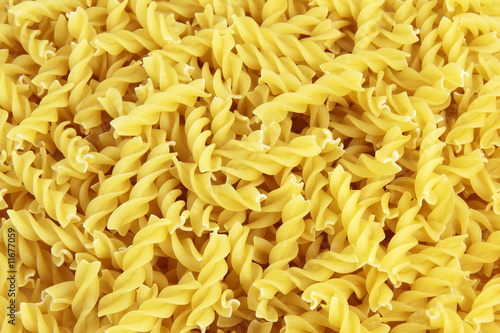 Yellow fusilli pasta Yellow fusilli pasta