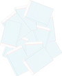 Vector: Pile of notebook paper Pile of notebook paper