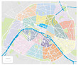 Images : map of Paris/France