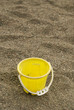 Yellow old bucket