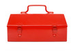 Foto: Red toolbox isolated Red toolbox isolated