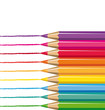 Color pencils close-up Color pencils close-up