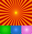 Vector vintage rays background Vector vintage rays background