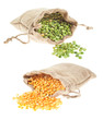 Yellow and green split pea Yellow and green split pea