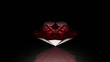 red rotated brilliant