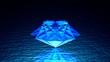 blue rotated brilliant