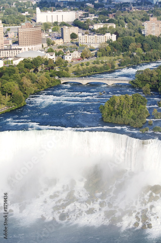 Photo: Powerful Bridal veil Falls with Niagara Powerful Bridal veil Falls with Niagara