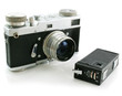 Small espionage photo camera and film camera