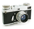 Old film photo camera