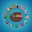 Noahs Ark Rhyme Poster
