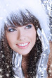 Winter Girl with beautiful make up Winter Girl with beautiful make up