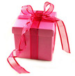 Pink Gift Box with Pink Ribbon Bow
