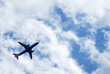 Passenger Plane On The Blue Sky
