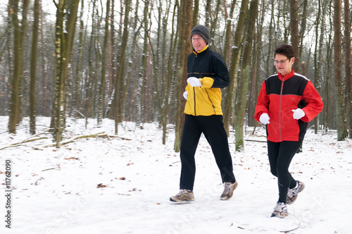 Photo: Running In The Snow Running In The Snow