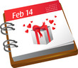 calendar - Valentines day