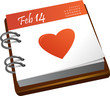 calendar - Valentines day