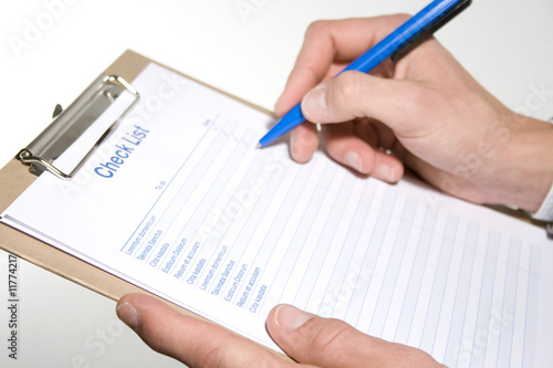 Foto: Klemmbrett miti Checkliste Klemmbrett miti Checkliste