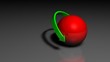 Pfeil und Ball