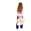 Young girl with bear