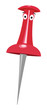 Living drawing-pin