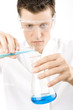 medical researcher in the laboratory