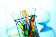 chemistry laboratory equipment, test tubes