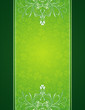 green background with shamrock green background with shamrock