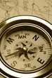 Compass and card