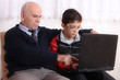 grandfather and grandson