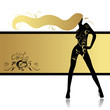 Fashion girl in dance