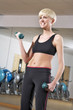 Young woman in the gym