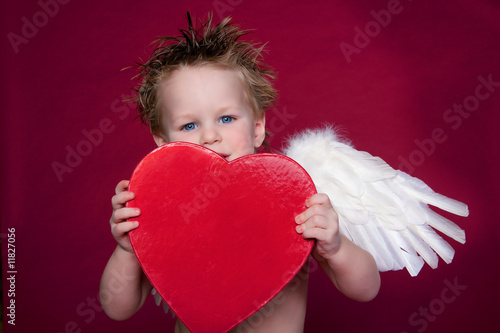 Photo: Cupid with Heart Cupid with Heart