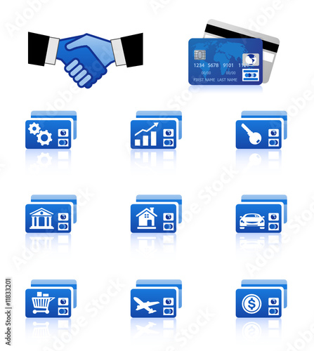 credit card icons vector. Zoom Not Available : Vector images are scalable to any size. credit card vector icons illustration