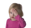 Sick Child With Headache.