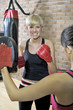 boxing in the gym