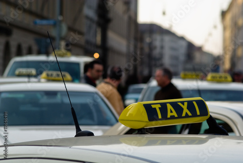 Photo: Taxi Station in Stuttgart Taxi Station in Stuttgart