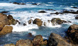 ocean surf and reef