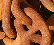 rusted chain