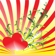 The Valentine's day card with gift card