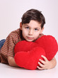Photo: boy and heart boy and heart
