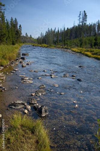 Photo: Gardner River at Sheepeater Cliff Gardner River at Sheepeater Cliff