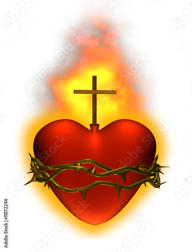 sacred heart of jesus. Sacred Heart of Jesus - 3D