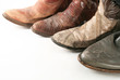 Boot toes side view Boot toes side view