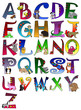 Animal Themed Alphabet Poster A - Z Poster