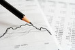 Stock exchange graphs analysis.